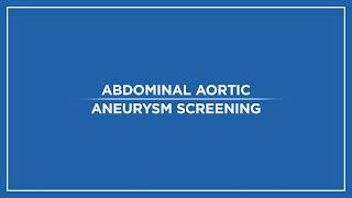 Life Line Screening Abdominal Aortic Aneurysm Screening [upl. by Akeber704]