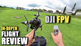 DJI FPV Drone Flight Test Review IN DEPTH  Motion Control amp Fly More Kit How Does It REALLY Work [upl. by Hillinck]