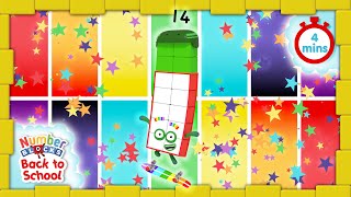 All the Best Fourteen Moments  Level 3  Numberblocks [upl. by Annekahs]