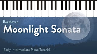 How to Play Moonlight Sonata by Beethoven  Sheet Music amp Piano Tutorial  Hoffman Academy [upl. by Annovad]