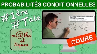 LE COURS  Probabilités conditionnelles  PremièreTerminale [upl. by Grosberg]