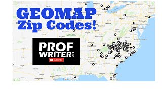 Geomapping zip codes on Google My Maps [upl. by Utter]