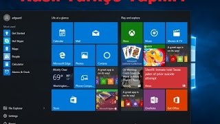 Bilgisayarı Türkçeye Çevirme Windows 10 Türkçe Yapma Sesli Detaylı Anlatımı [upl. by Darnoc]