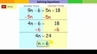 Solving MultiStep Equations [upl. by Yeslek]