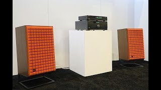 JBL L100 Classic Loudspeakers at CES 2018 [upl. by Blood463]