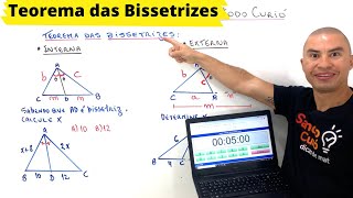 APRENDA TEOREMA DAS BISSETRIZES EM 5 MINUTOS [upl. by Nashoma232]