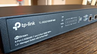 TPLink POE 8 Port Managed Switch Review TLSG3210XHPM2 [upl. by Asle316]