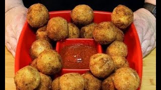 Deep Fried Sauerkraut Balls Great Party Snack [upl. by Konstantin]