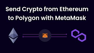 How to Transfer Cryptos from Ethereum to PolygonMatic Network with Metamask amp Polygon Bridge [upl. by Niliac135]