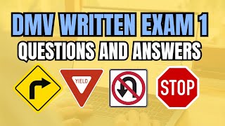 UPDATED DRIVING WRITTEN TEST PART 2  Practice permit TEST 50 Questions Learners Permit [upl. by Aiceila878]