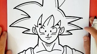 COMO DIBUJAR A GOKU [upl. by Alram]