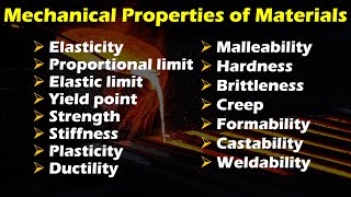 Mechanical Properties of Materials [upl. by Isidora]