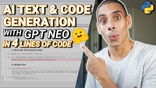 AI Text and Code Generation with GPT Neo and Python  GPT3 Clone [upl. by Sharona]