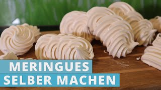 Meringues Baiser Schäumchen selber machen [upl. by Ailimaj]