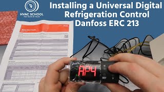 Installing a Universal Digital Refrigeration Control Danfoss ERC 213 [upl. by Grunberg]