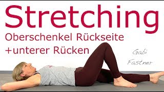 ➿24 min Beweglichkeit für hintere Beinmuskulatur Hüfte und Rücken  ohne Geräte am Boden [upl. by Htebaile600]