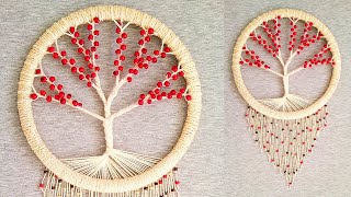 DIY Atrapasueños quotARBOL DE LA VIDAquot paso a paso  DIY Dreamcatcher quotTREE OF LIFEquot [upl. by Levitus]