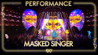 The Masked Singers perform The Greatest Show  Season 1 Final  The Masked Singer UK [upl. by Berhley]