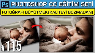 115 Fotoğraf Boyutu Büyütme KALİTELİ Çözünürlük Arttırma  Resim Küçültmek Değiştirmek Photoshop [upl. by Aruasor]