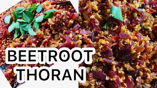 BEETROOT THORAN Kerala style recipe [upl. by Fraser566]