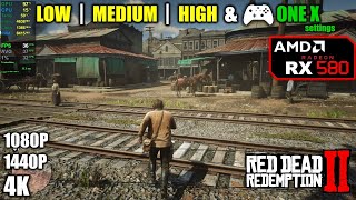 RX 580  Red Dead Redemption 2  Retested in 2021 optimized [upl. by Iclek197]