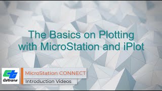 20 MicroStation CONNECT Printing Basics [upl. by Hcire]