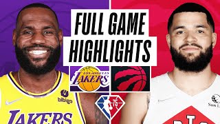 LAKERS at RAPTORS  FULL GAME HIGHLIGHTS  March 18 2022 [upl. by Dunkin]