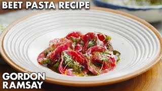 Gordon Ramsays Got the BeetPasta Recipe [upl. by Assilac895]