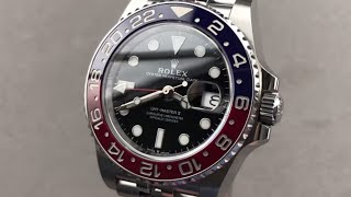 Rolex GMTMaster II quotPepsiquot Jubilee Bracelet 126710BLRO  HandsOn Review and Feature Overview [upl. by Katharine779]