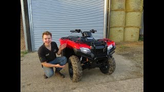 Honda Fourtrax 420  Quad bike Review [upl. by Naples317]