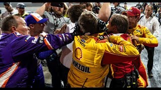 Extended cut Logano vs Hamlin from all angles  NASCAR at Martinsville Speedway [upl. by Yggep]