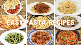 10 Easy Pasta Recipes [upl. by Alraep]