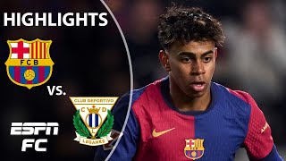 STUNNING PERFORMANCE 😮 Barcelona vs Leganes  LALIGA Highlights  ESPN FC [upl. by Mairem]