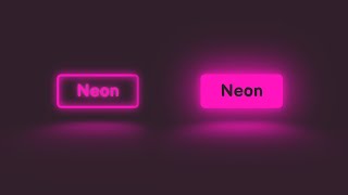 Create a neon button with a reflection using CSS [upl. by Nissa]