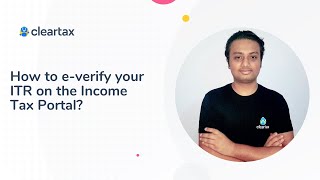 How to EVerify ITR on Income Tax Portal  Income Tax Return EVerification [upl. by Ayocat]