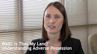 ProfDale Property Video 2  Elements of Adverse Possession [upl. by Nayve353]