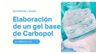 Gel de Carbopol 940 elaboracion y caracteristicas prácticas [upl. by Isma]