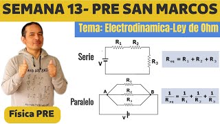 Electrodinámicaparte 1Semana 13Pre San Marcos [upl. by Nylrac57]