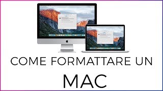 Come Formattare un Mac tutte le versioni [upl. by Alamat]