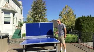 Kettler Top Star XL Outdoor Ping Pong Table [upl. by Nnaeirrac]