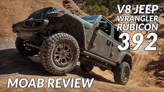 The 2021 Jeep Wrangler Rubicon 392 Rips  Moab Review [upl. by Reppiks]