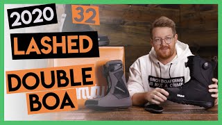 2020 ThirtyTwo Lashed Double BOA Snowboard Boots  32 [upl. by Drofxer]