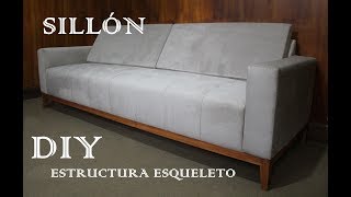 Sillón  DIY Estructura esqueleto [upl. by Seidel817]