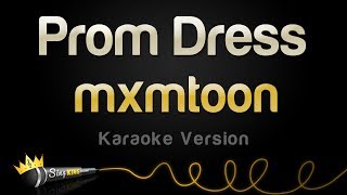 mxmtoon  Prom Dress Karaoke Version [upl. by Tudela]