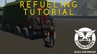 Stormworks Refueling Tutorial [upl. by Nosraep]