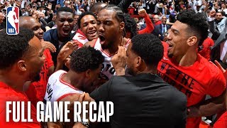 76ERS vs RAPTORS  JAWDROPPING End to Series Finale  Game 7 [upl. by Arret]