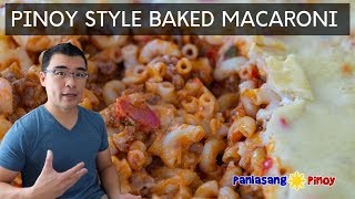 Pinoy Style Baked Macaroni with White Sauce [upl. by Clarke678]