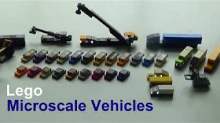 Lego Microscale Vehicles [upl. by Nraa586]