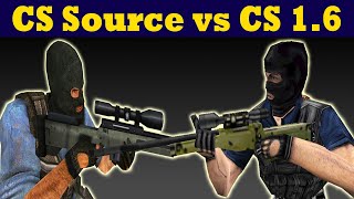 Counter Strike Source vs Counter Strike 16 [upl. by Marc314]