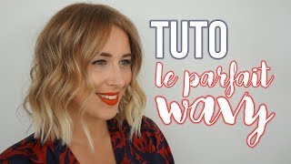 Tuto  Le parfait carré wavy avec ghd [upl. by Maisel]